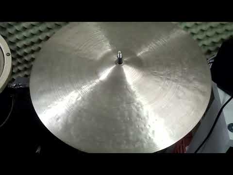 18 Rustico NP Crash/Ride, 1463g - after raising pitch - cymbalutopia com