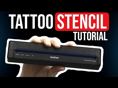 How to Use a Brother Pocket Jet for Tattoo Stencils (Thermal Printer)