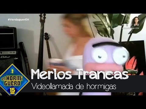 Trancas se marca un 'Merlos' en su videollamada - El Hormiguero