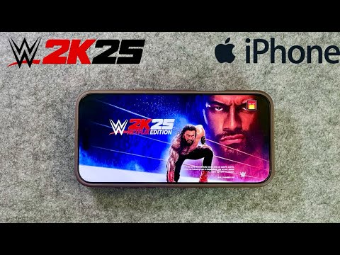 WWE 2K25: Netflix Edition Gameplay on iPhone 16 Pro Max | iOS and Android Gameplay