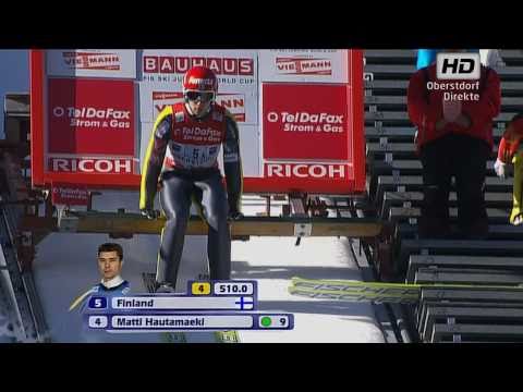 Ski-Flying Oberstdorf 1st-round 2011 - Matti Hautamäki Amazing 212.5 M