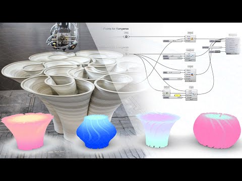 3D printed furniture by NYXO Studio: Rhino Grasshopper parametric design tutorial