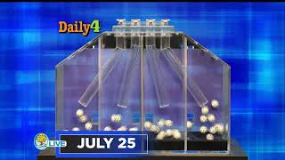 Michigan Lottery Midday Draws for Friday July 25, 2025