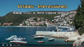 preview picture of video 'Urlaubs-Impressionen 2012 aus Rabac(Kroatien) u. Hotel Valamar Bellevue.wmv'