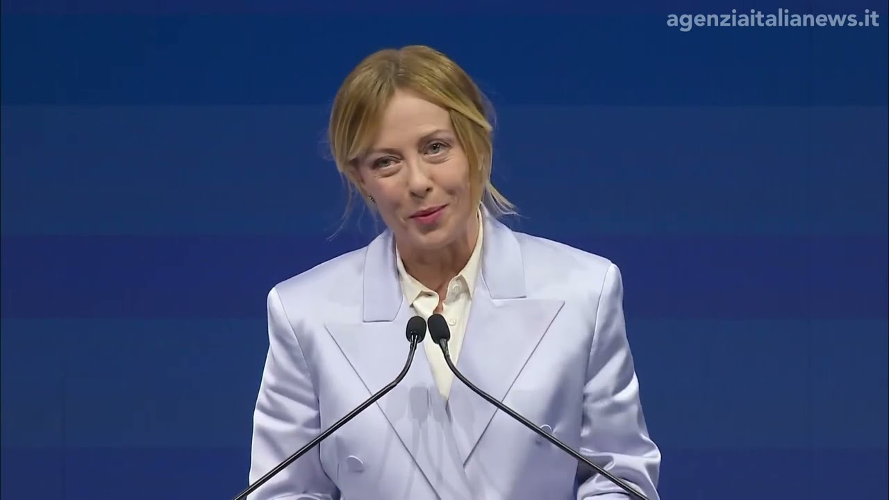 MELONI: "OBIETTIVO COMUNE: METTERE L'ITALIA IN CONDIZIONE DI AFFRONTARE IL FUTURO A TESTA ALTA"