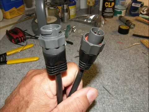 boat transducer wiresplice