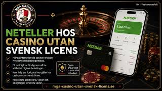 Neteller Casino utan Svensk Licens - Insättningar och Uttag