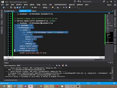 Using choice as for error handling in F#