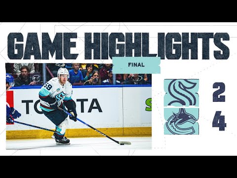 Seattle Kraken at Vancouver Canucks | 09/26 Game Highlights