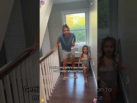 Shave your beard for the first time to see my wife’s reaction 😂😂😂 #capcut #capcutpioneer #chatedi