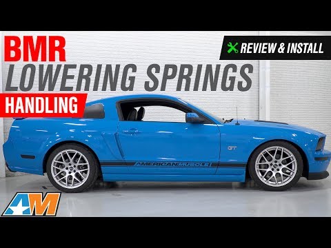 2005-2015 Mustang GT BMR Lowering Springs Review & Install