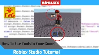 How to Put Tools In Your Roblox Game!