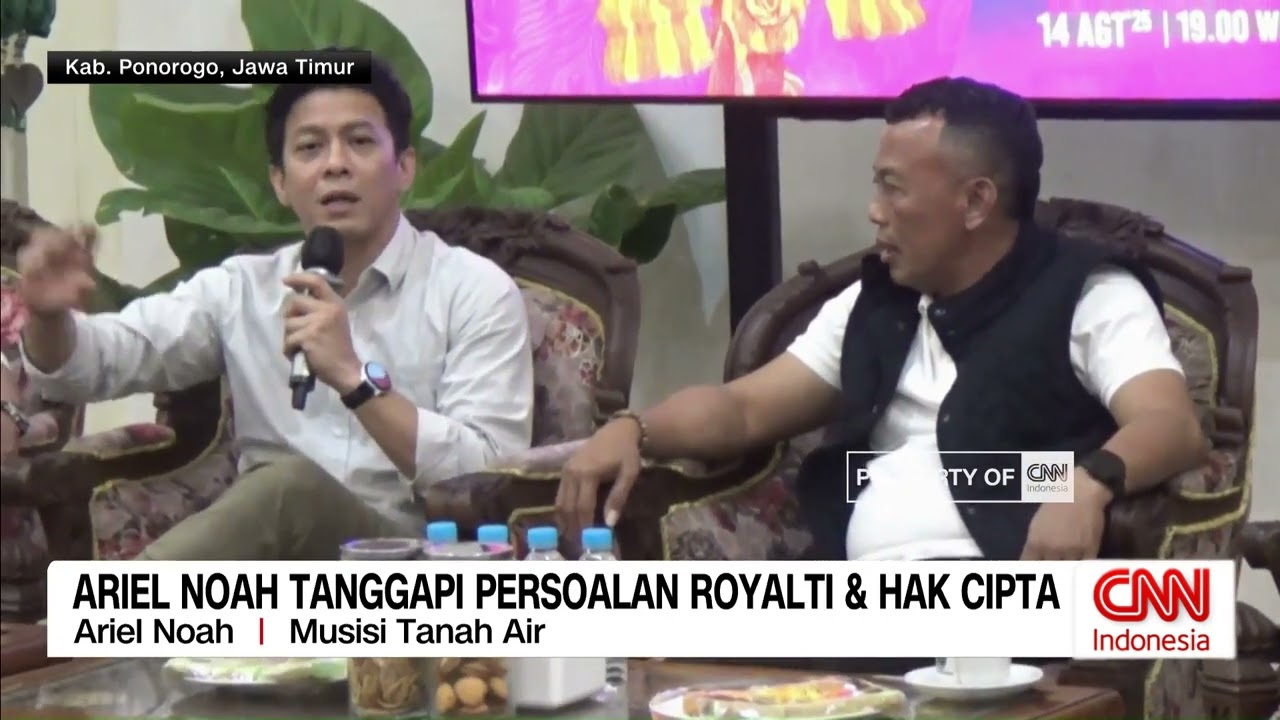 Ariel Noah Tanggapi Persoalan Royalti dan Hak Cipta
