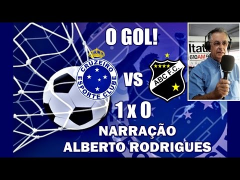 O gol de Cruzeiro 1 x 0 ABC 4ª de Final Copa do Brasil 2014 Narração Alberto Rodrigues