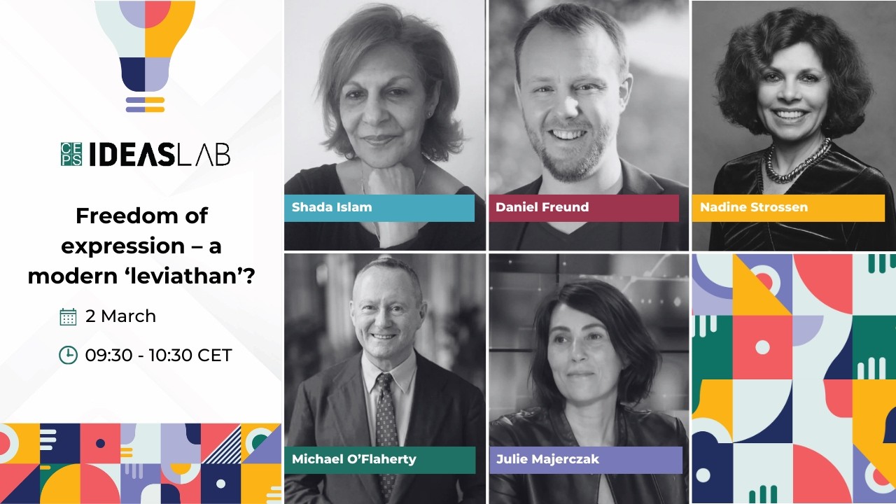 CEPS Ideas Lab 2026 - Plenary 1: Freedom of expression – a modern ‘leviathan’?