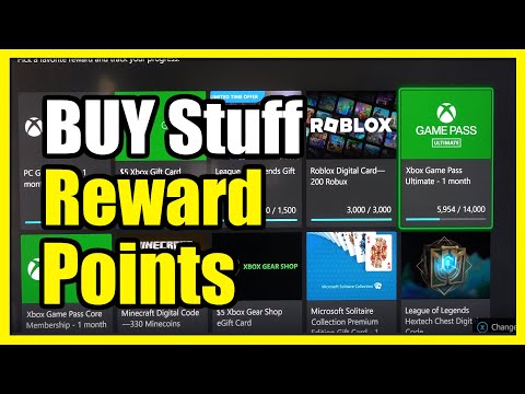How to use Reward Points to Buy Gamepass on Xbox Series X (Easy Tutorial)