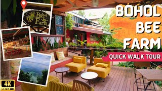 BOHOL BEE FARM RESORT/ RESTAURANT QUICK TOUR [4K BOHOL] 🇵🇭