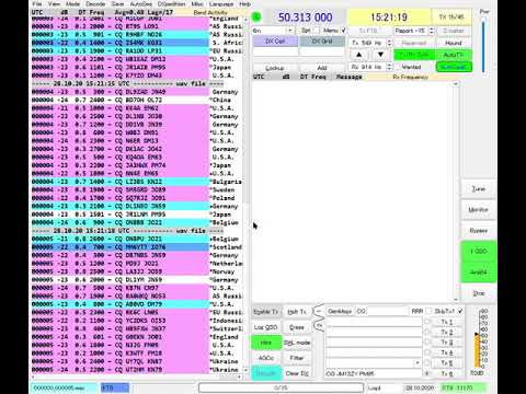 JTDX vs WSJT-X デコード比較: 6m Lover -- JM1SZY