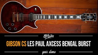 Video thumbnail for Gibson CS Les Paul Axcess Custom Bengal Burst - Gear Demo by Max Guitar B.V.