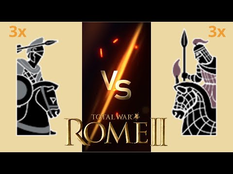 Can 3 Royal Cataphracts Beat 3 Numidian Noble Cavalries in Rome 2: Total War?
