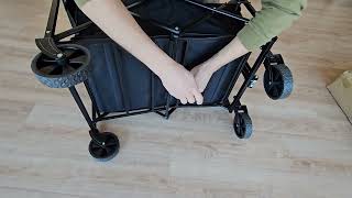 Skládací kempingový vozík, plážový vozík 80kg