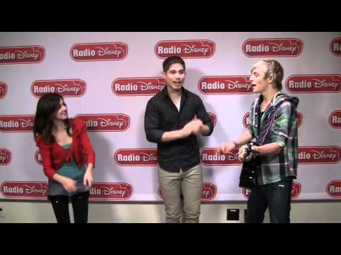 Ross Lynch and Laura Marano from Austin & Ally on Radio Disney