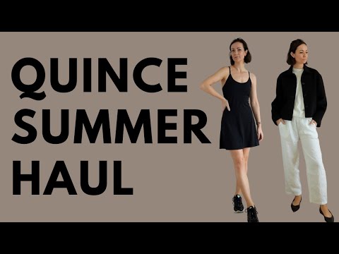 Quince Summer Haul: Linen pants, linen shorts, activewear and more...