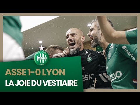ASSE 1-0 Lyon : la joie du vestiaire stéphanois