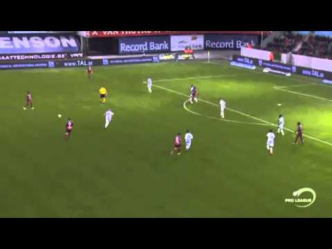 bryan verboom (zulte waregem) goal vs aa gent 2014