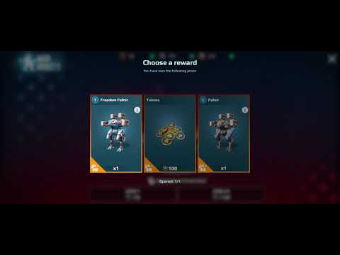 War Robots 7.2 Special delivery opening: Freedom Fafnir