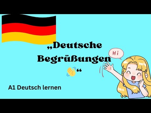 German Greetings for Beginners - Learn Basic German ( Begrüßungen )