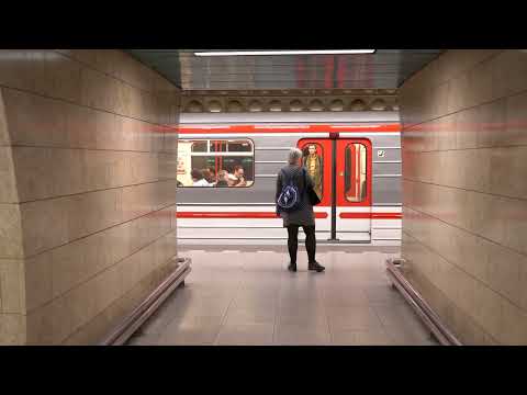 How Inside Underground Metro Station Prague Looks Like