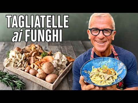 TAGLIATELLE AI FUNGHI - Ricetta facile facile (e bona!) di Chef Max Mariola