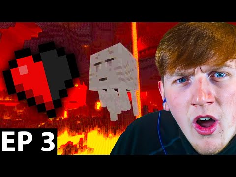 Angry Ginge tries to SURVIVE the NETHER in MINECRAFT | EP 3