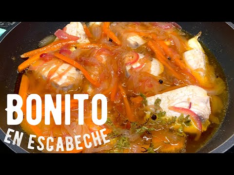 BONITO EN ESCABECHE, UNA DELICIA FÁCIL Y RÁPIDA 🧡🐟🥕