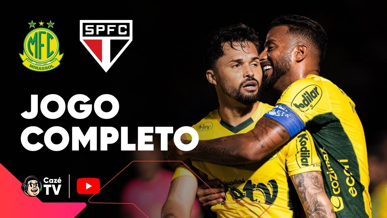 JOGO COMPLETO: MIRASSOL X SÃO PAULO | PAULISTÃO 2026 | FASE DE GRUPOS | 1ª RODADA