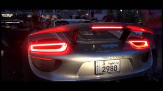 Porsche 918 Spyder on street // 2015