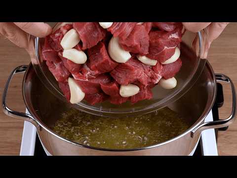 I learned this trick from a chinese! Even the toughest meat becomes tender in five minutes