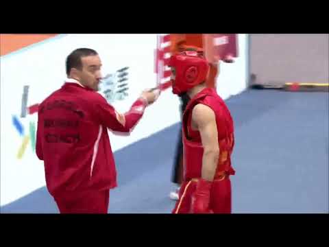 VIKRANT BALIYAN (IND)vs VALERIE(GEO)ll 60kg Men's WWC 15 #sanda #fight #wushu #mma #takedown #kick