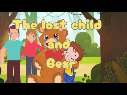 Lost child & Bear#viral#bedtimestories#trending#y#animalallworld wild animal stories for preschool