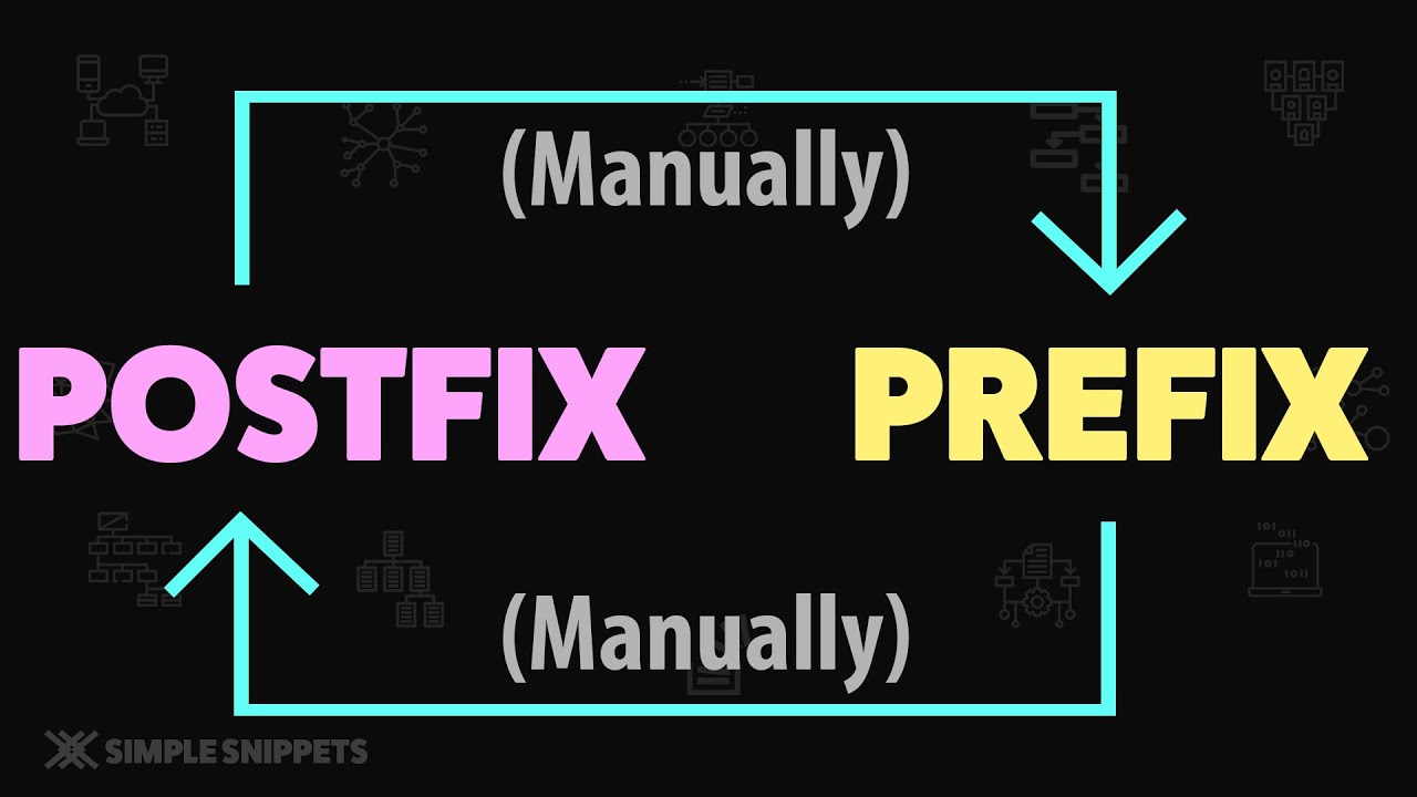 Postfix to Prefix Conversion & vice versa MANUAL conversion (6 Solved Examples) | Data Structures