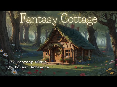 ✨Enchanted Sorcerer's Cottage in the Woods ✨ I Fantasy Music and Ambience.