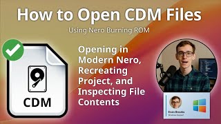 How to Open CDM Files (Nero CD-Maker Compilation)