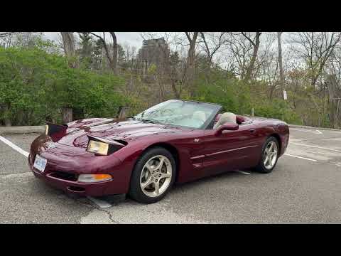 **SOLD on the CCC Buy-It-Now Lot** Sub-90K km 2003 Chevrolet Corvette Convertible 50th Anniversary 6-Speed Manual