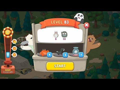 We Bare Bears Match3 Repairs Level 83 HD 1080p