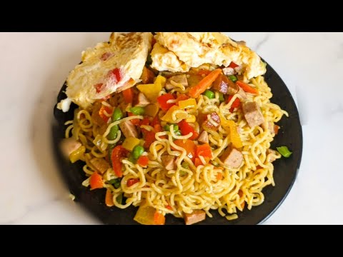 Ultimate Indomie Noodles & Fried Eggs Recipe