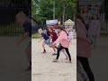 three legged race with MEET the Griffins Taylei & Quinn #meetthegriffins #race #challenge