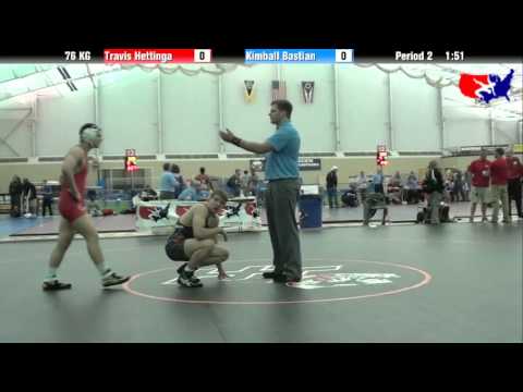 Travis Hettinga vs. Kimball Bastian at 2013 ASICS FILA Cadet Nationals - GR