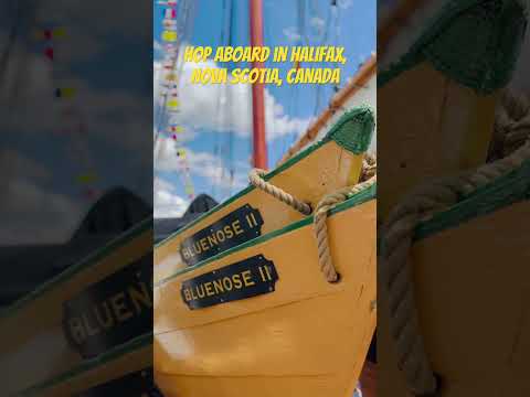Thumbnail for Bluenose II FREE deck tours | Queen of North Atlantic| Icon of Nova Scotia , Canada| Halifax| SailGP by June
