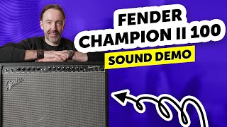 Video thumbnail for Fender Champion II 100 | Sound Demo by Guitar Bonedo